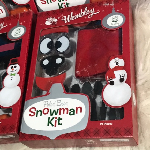 New in box 5 SNOWMAN KITS decorate your own snowman reusable for many ye… - Picture 2 of 7